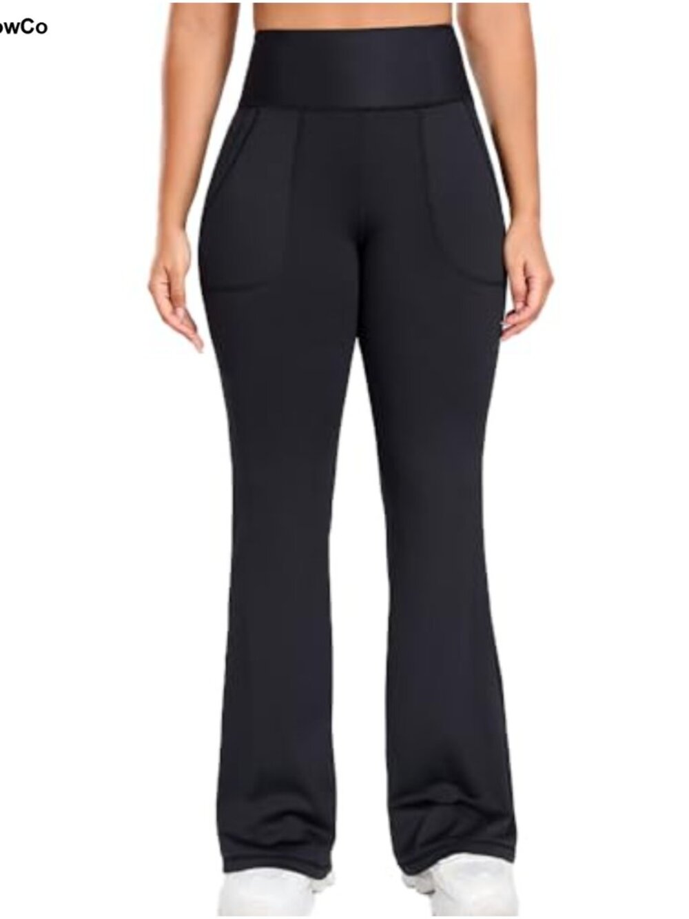 Ruahouine Flare Yoga Pants High Waist Stretch Bootcut Leggings with Pockets